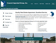 Tablet Screenshot of crescentappraisal.net